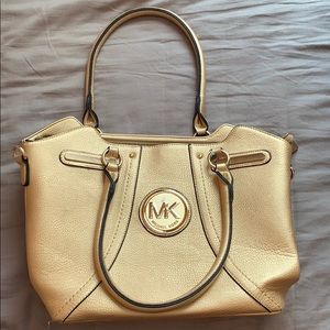 Michael Kors gold purse